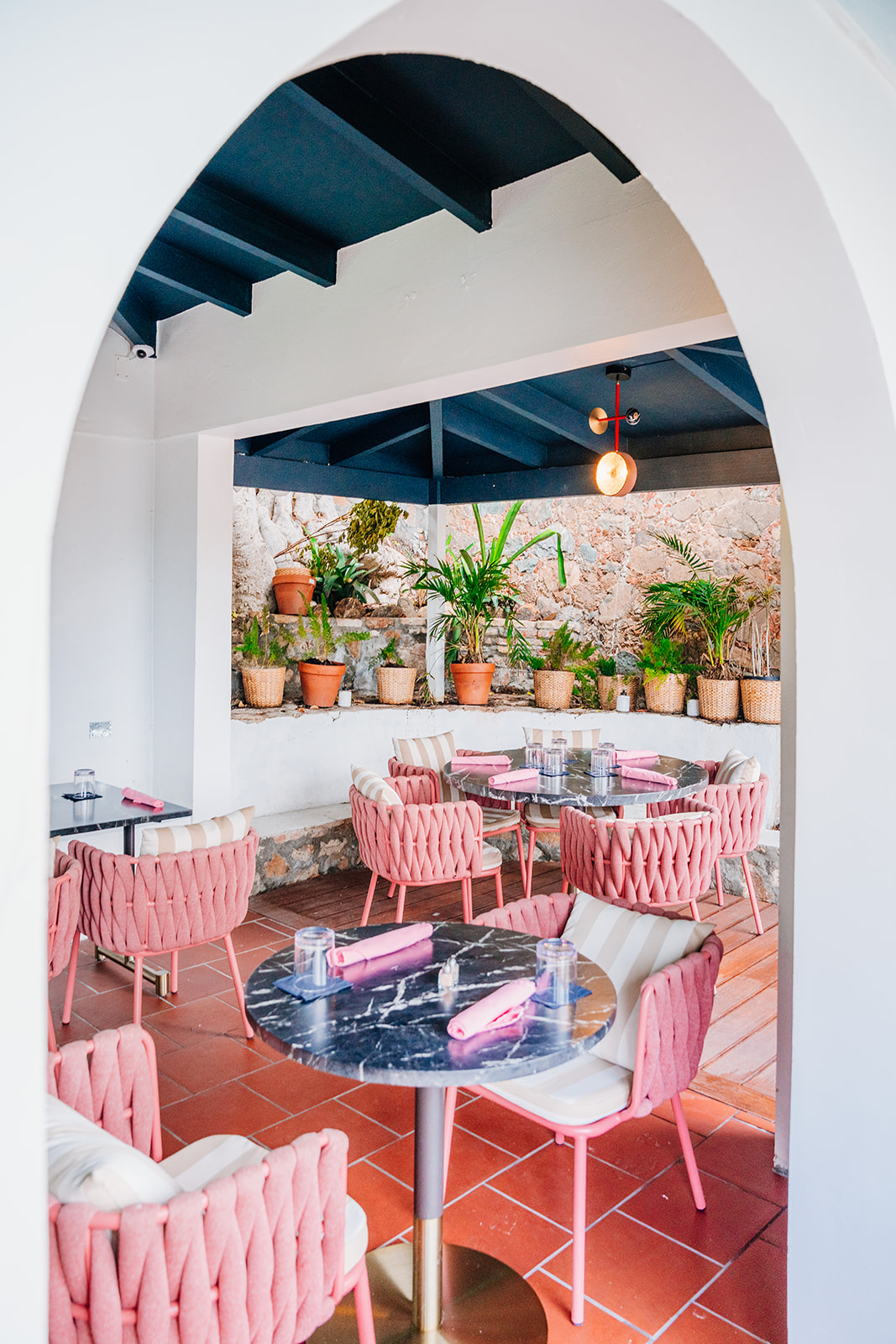 The Pink Palm Hotel - Restaurant
