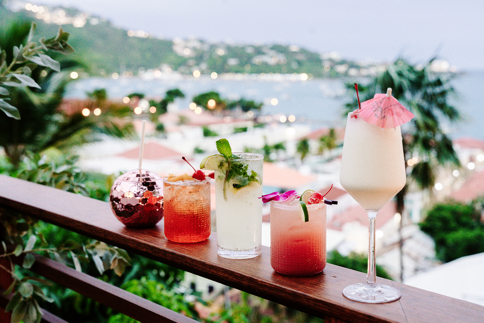 The Pink Palm - Cocktails on the terrace