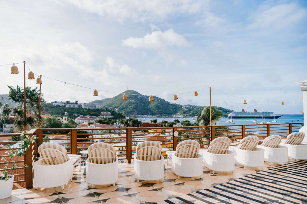 Pink Palm empty deck